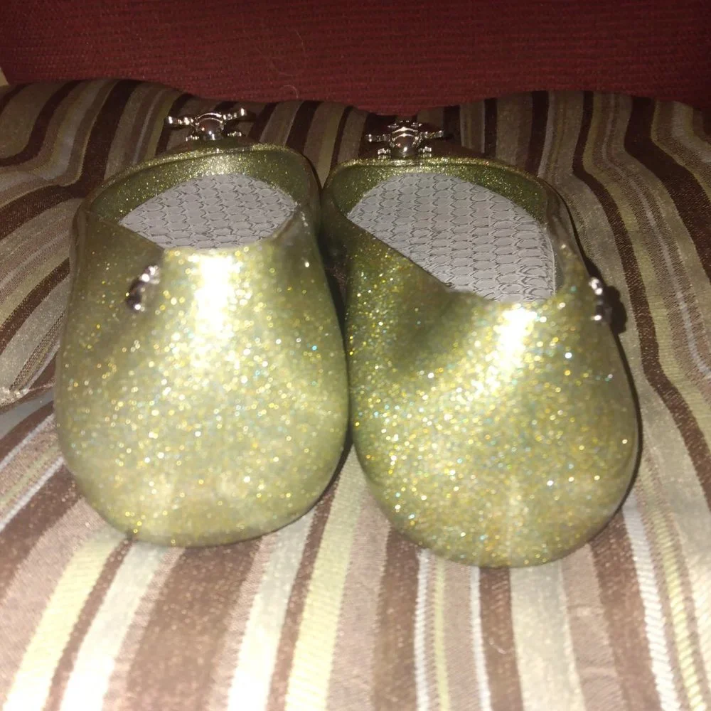 ❤️VIVIENNE WESTWOOD MELISSA Anglomania 3D Bee Light Green Ballet Flats Shoes 7.5 - Picture 6 of 9